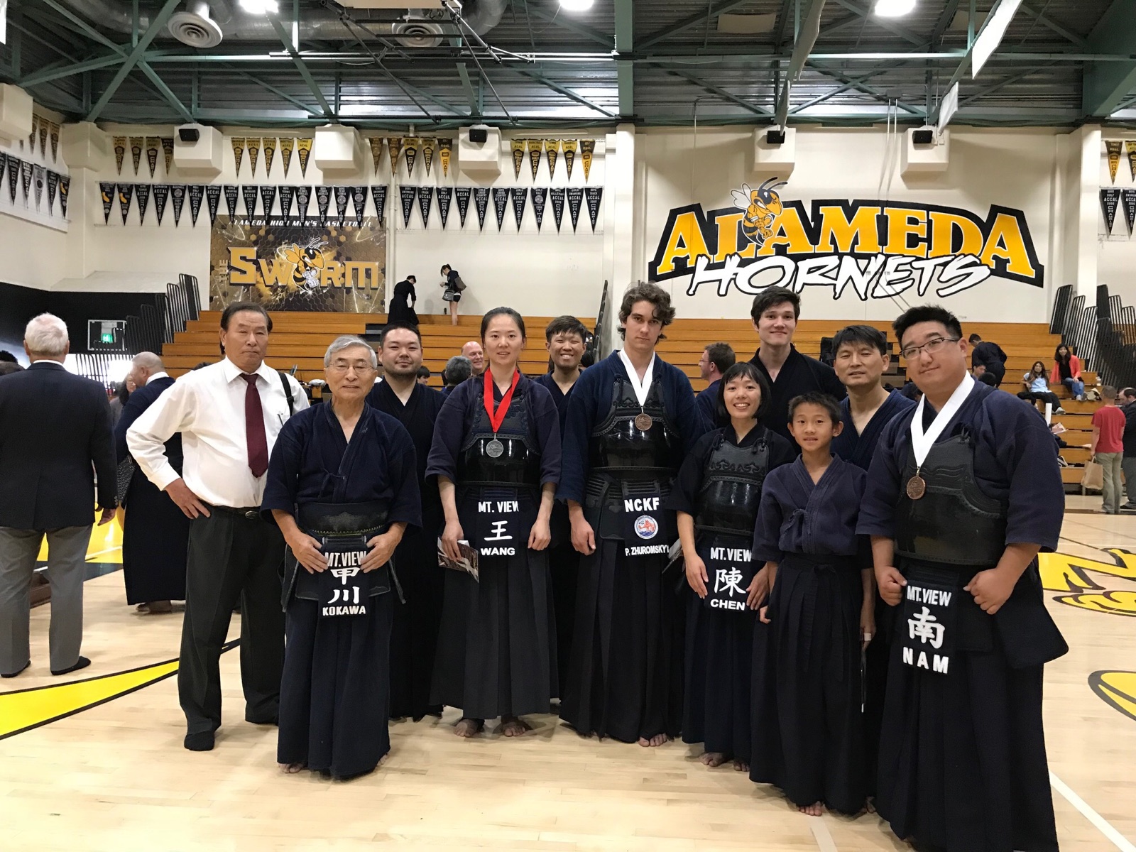 MVKD members at a kendo event